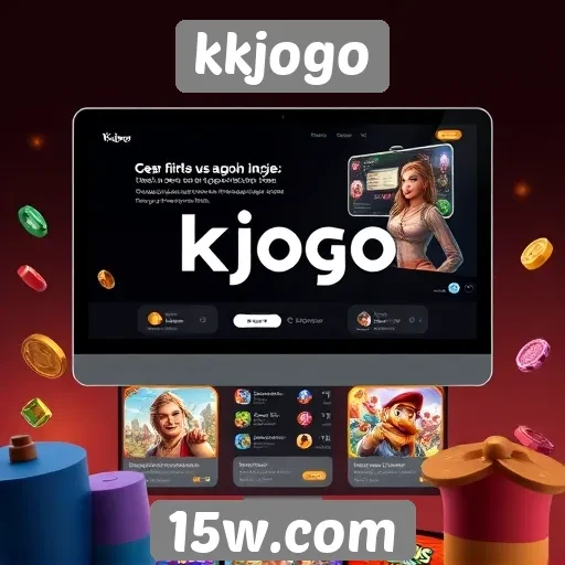 Exploração da interface de usuário do site kkjogo